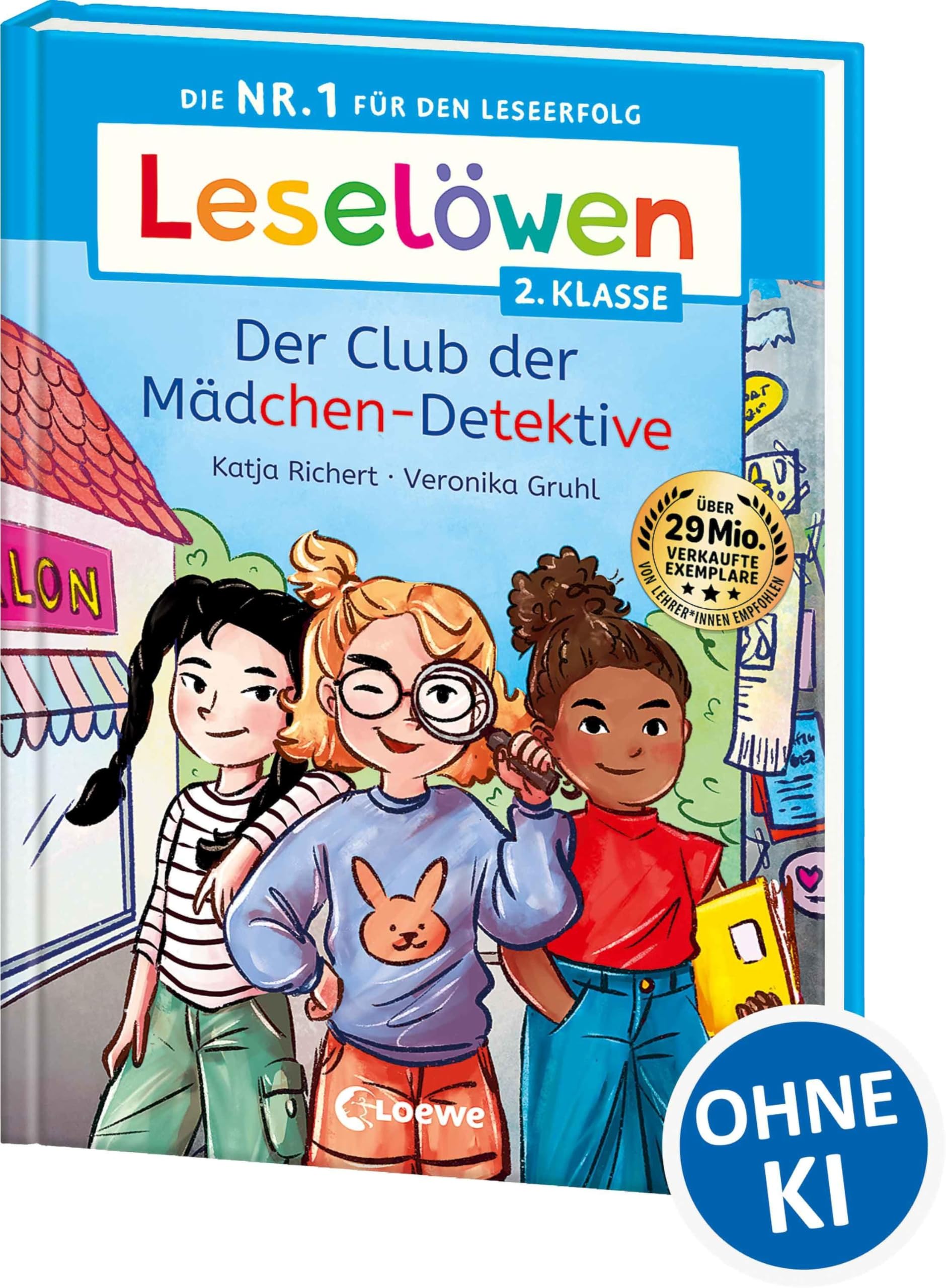 Leselöwen 2. Klasse - Der Club der Mädchen-Detektive: Die Nr. 1 für den Leseerfolg - Mit Leselernschrift ABeZeh - Erstlesebuch für Kinder ab 7 Jahren
