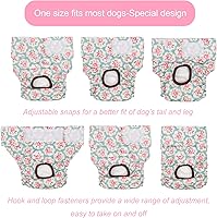 Vista 2 de CuteBone - Pañales para perras, paquete de 3 unidades para perritas, talla S, D14S