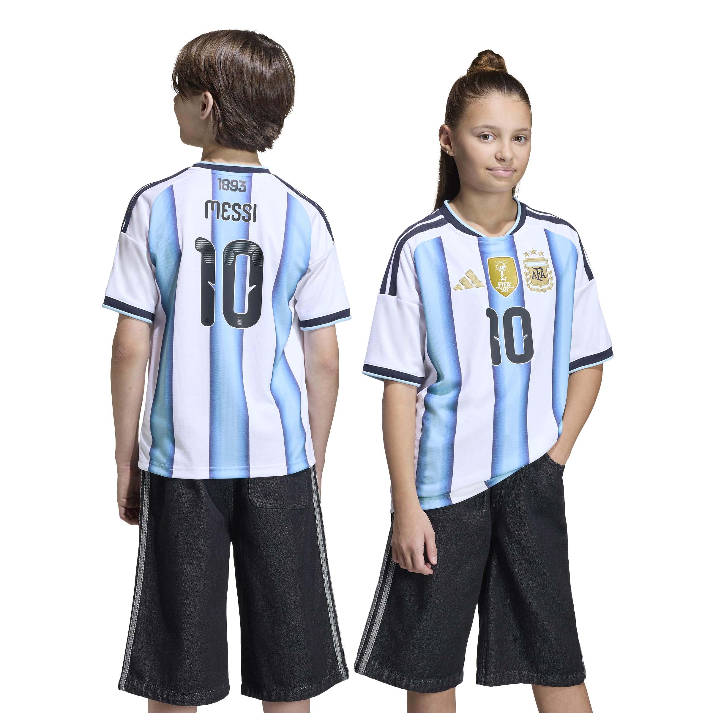Adidas Squadra Nazionale Locale Messi Argentine, 26 Bambini