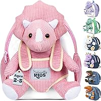 Vista 43 de Naturally KIDS - Juguetes de dinosaurio para niños de 2 a 5 años, regalo de cumpleaños, mochila de dinosaurio para niños pequeños
