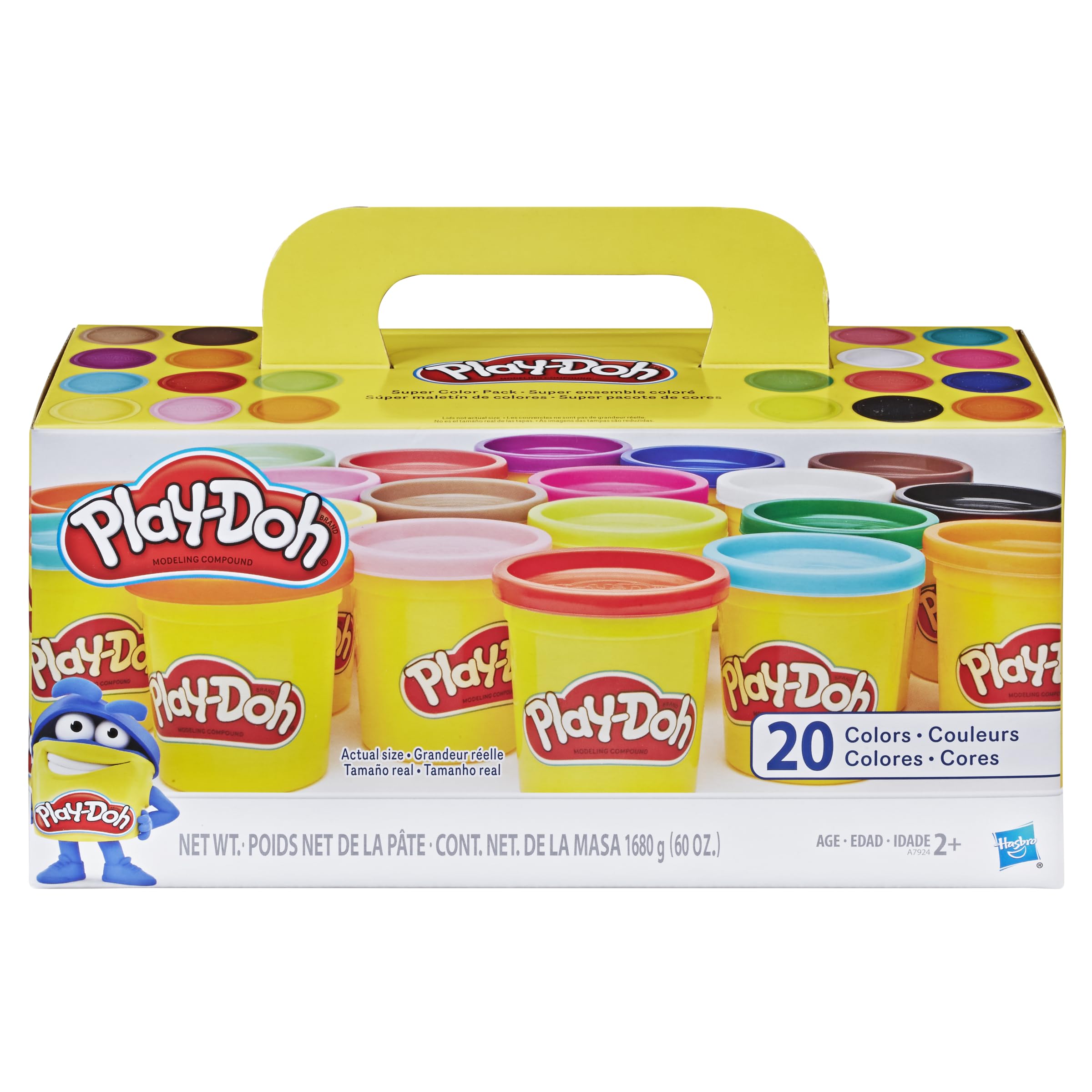Play-Doh Super Color, paquete de 20, 66 onzas