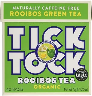 Organic Rooibos Green Tea (Pack Of 4, Total 160 Sachets)