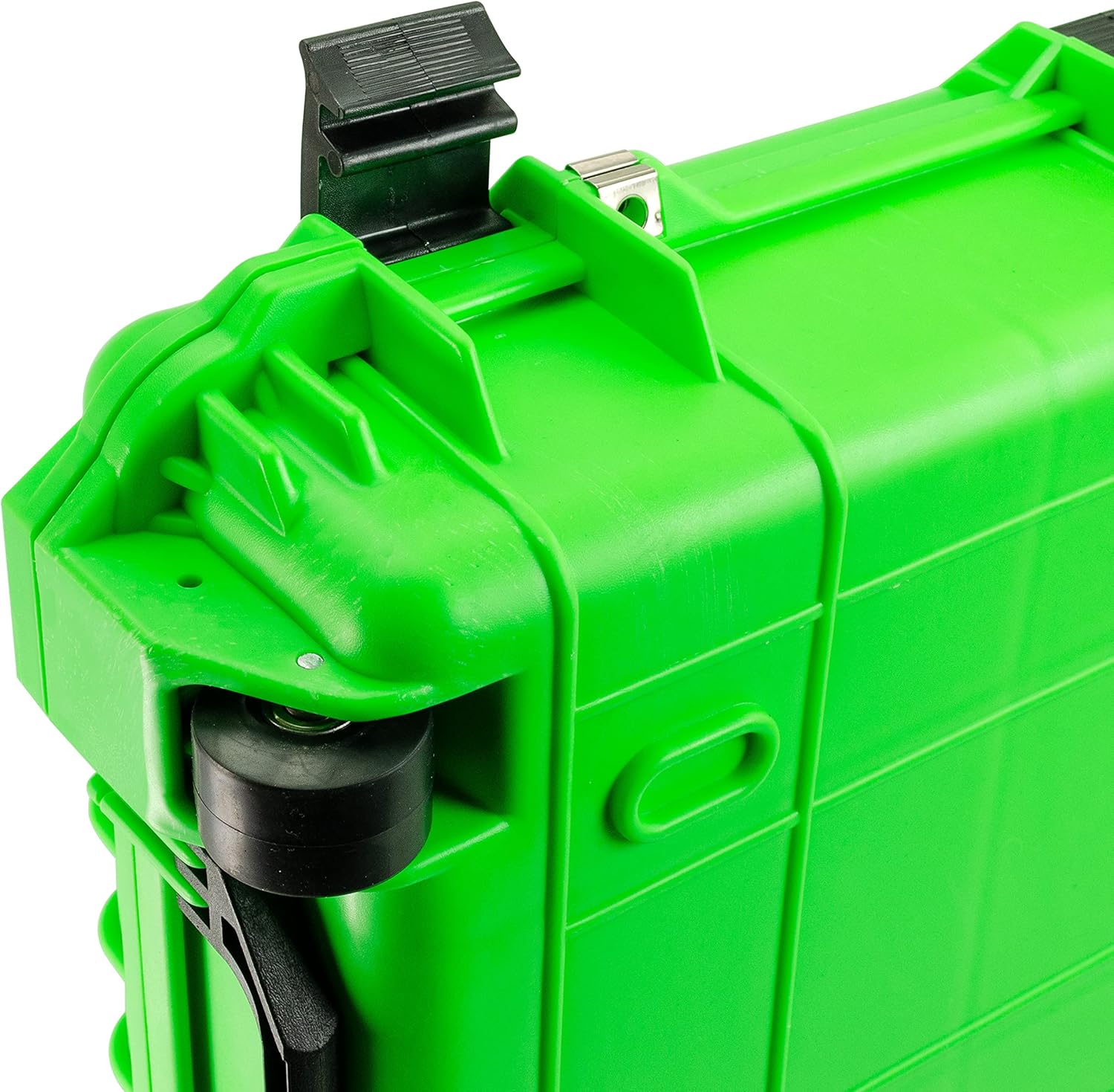 Eylar Protective Roller Rifle Hard Case With Foam, Waterproof & Crushproof, Two Rifles Or Multiple Guns, Pressure Valve With Lockable Fittings Neon Green