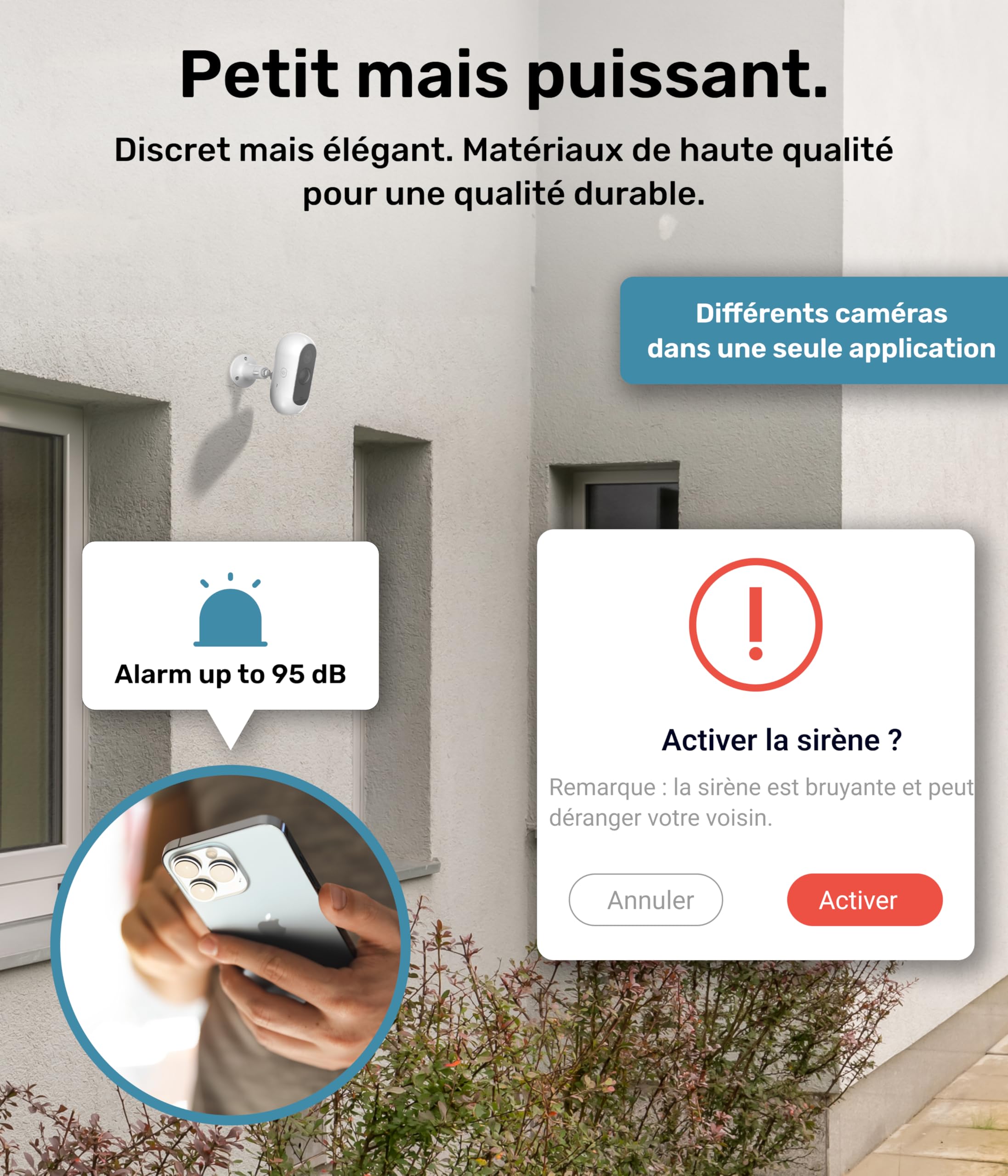 PetTec Caméra sans Fil pour Animaux de Compagnie Lot de 2 avec Application Détection de Mouvement Intérieur Extérieur