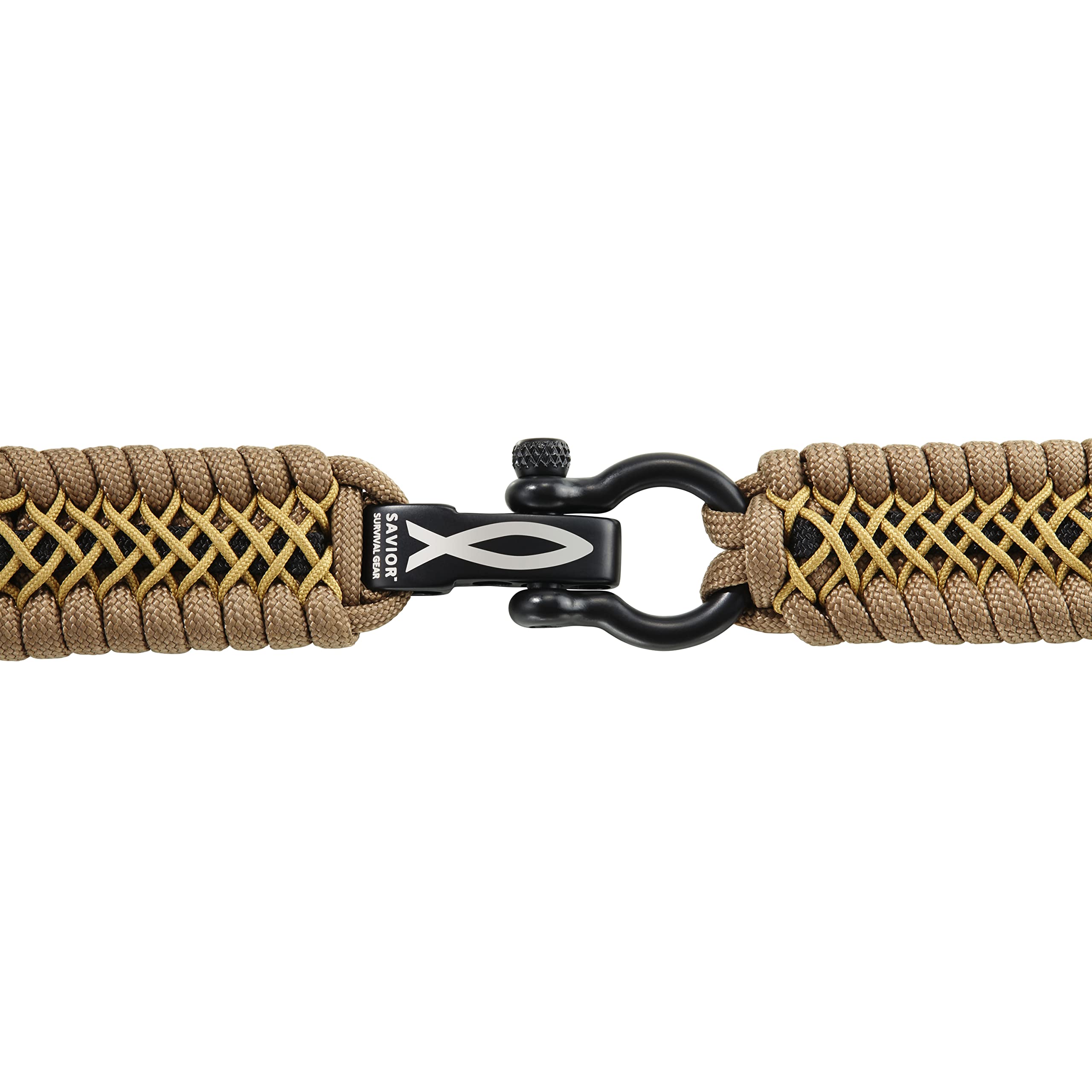 Savior Survival Gear Ersatzarmband für Apple Watch, 42 mm, aus 550 Paracord mit verstellbarem Edelstahlbügel