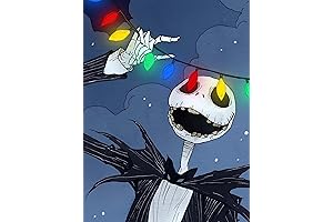 cupmod Nightmare Before Christmas Diamond Art Kits for Adults