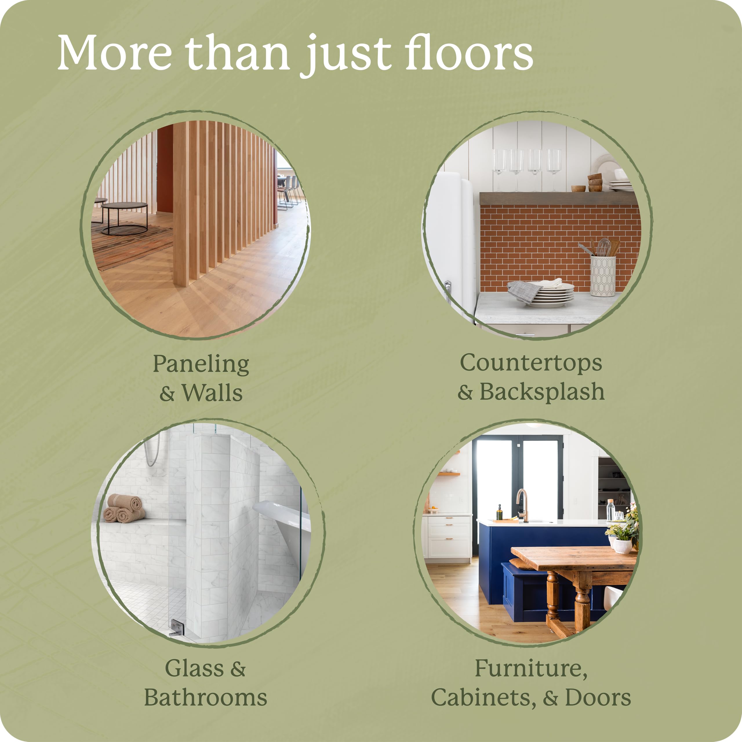 Shaw Floors Limpiador de suelos de superficie dura, recambio de 1 galón para madera dura, vinilo, azulejos, cerámica y laminado