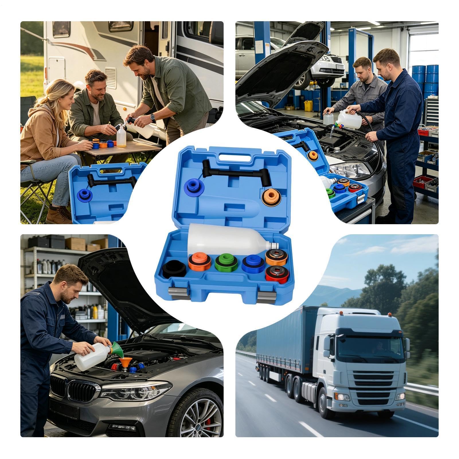 Embudo Cambio Accesorio Vertido Rápido Antiderrame Para Mayoría De | Embudo Llenador De Del Vehículo Para Taller, Carretera, Propietarios, Conductores