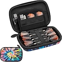 Vista 1 de Casemaster by GLD Products Sentinel 6 - Estuche para dardos con capacidad para accesorios adicionales, puntas, ejes y vuelos, compatible con punta