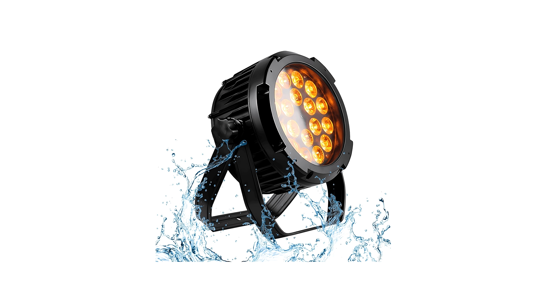 Amazon.com: 18x18W LED Par Light, RGBWA+UV 6-in-1 DJ Stage Light