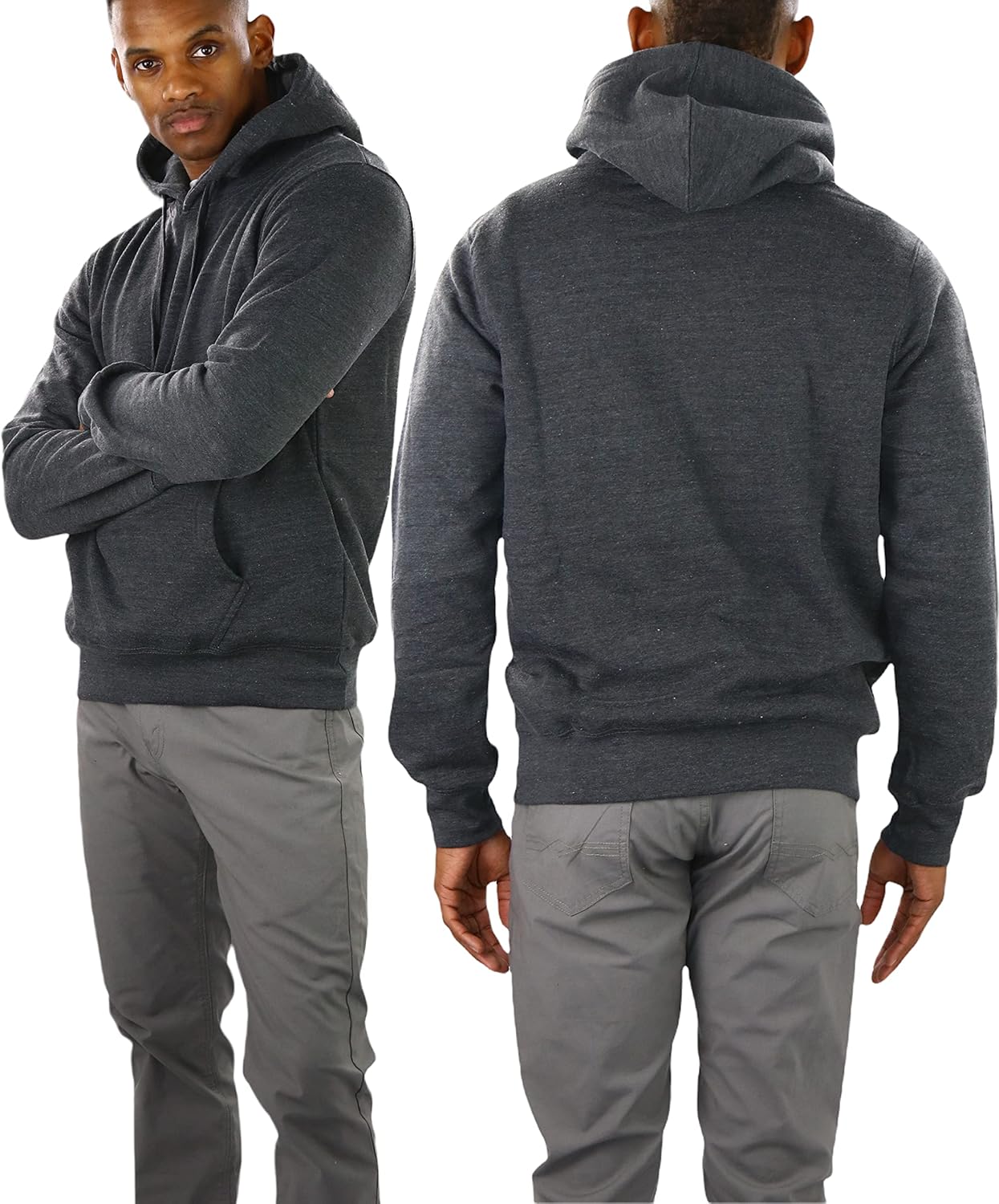 ToBeInStyle Men's Adjustable Drawstring Hooded Sweatshirt - Image 4