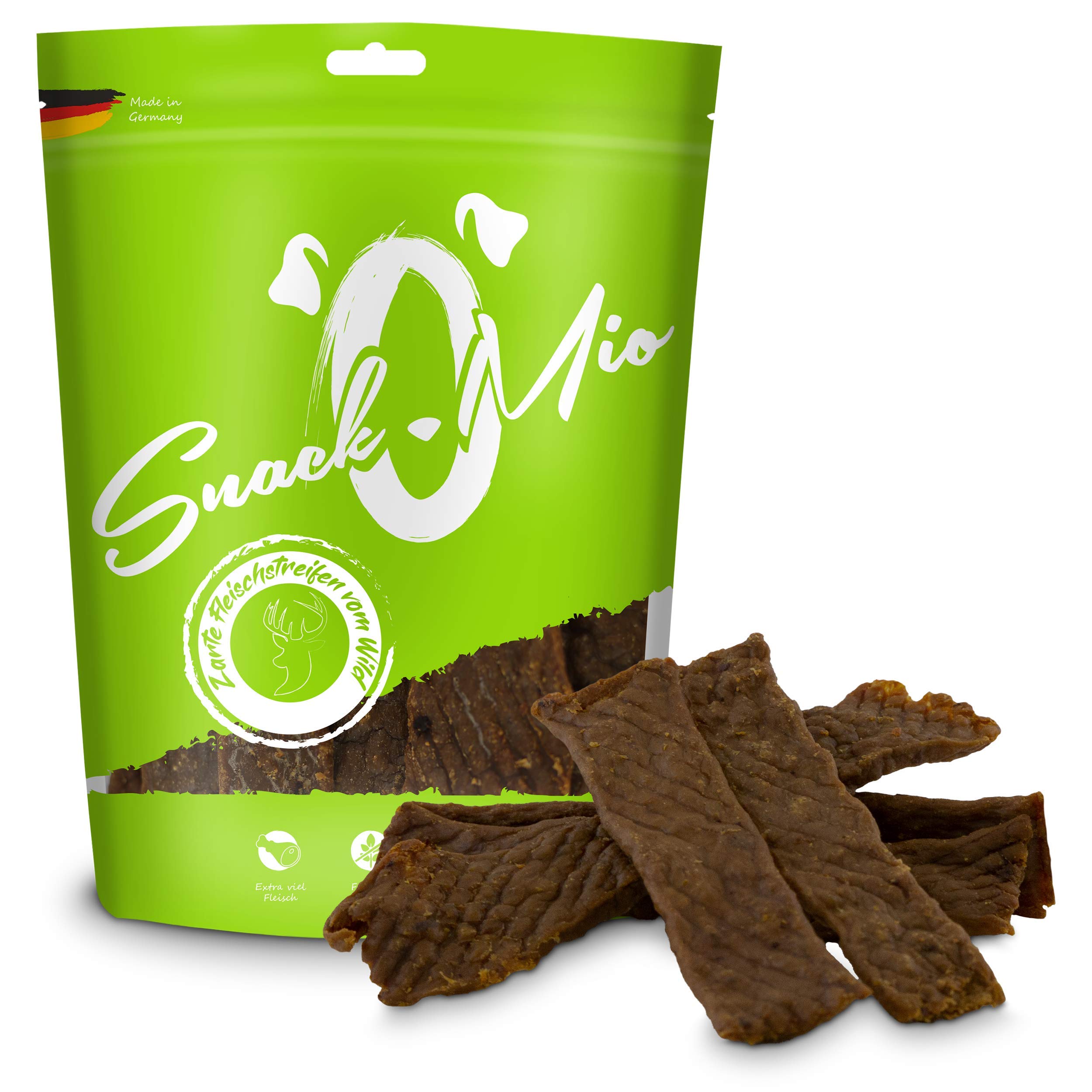 Snack Per Cani Snackomio Venandi | Straccetti Di Selvaggina | 125g | Senza Cereali | Monoproteico - Foto 10