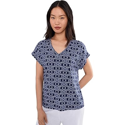 Tommy Bahama Kauai Coastal Tiles Tee coastline