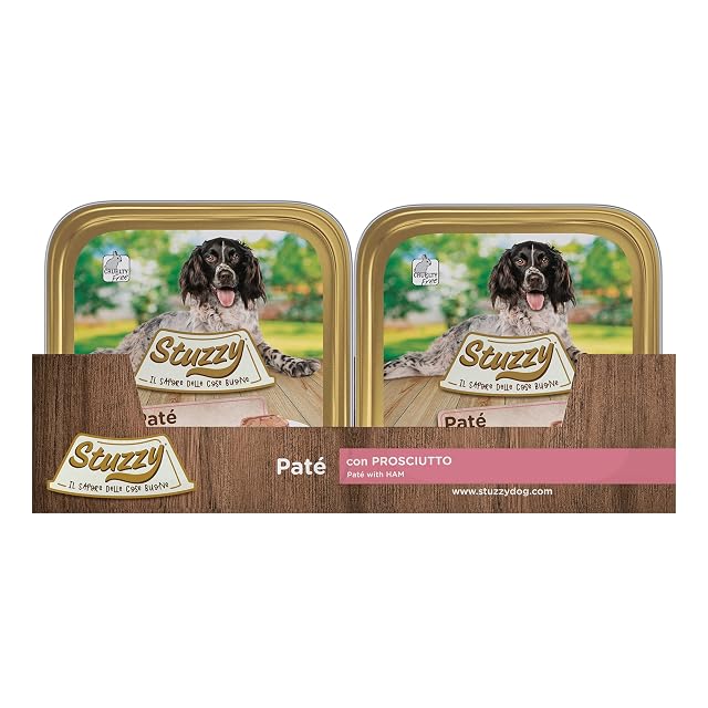 Foto 3 de 4 de Mister Stuzzy, Comida húmeda para Perros Adultos, Sabor jamón, paté y Carne en trozos