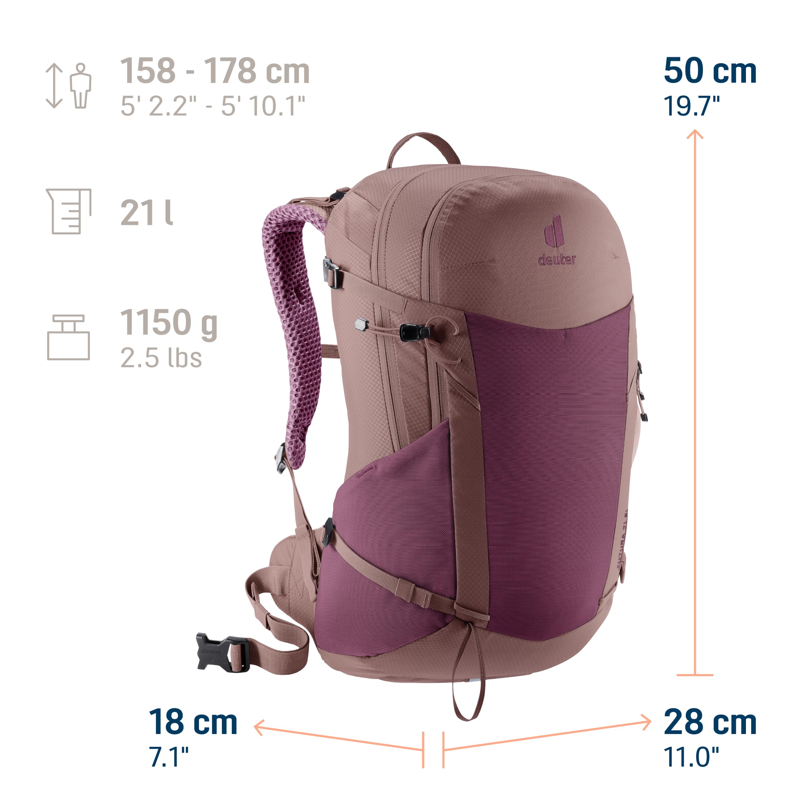 deuter Futura 21 SL sac à dos de randonnée pour femme