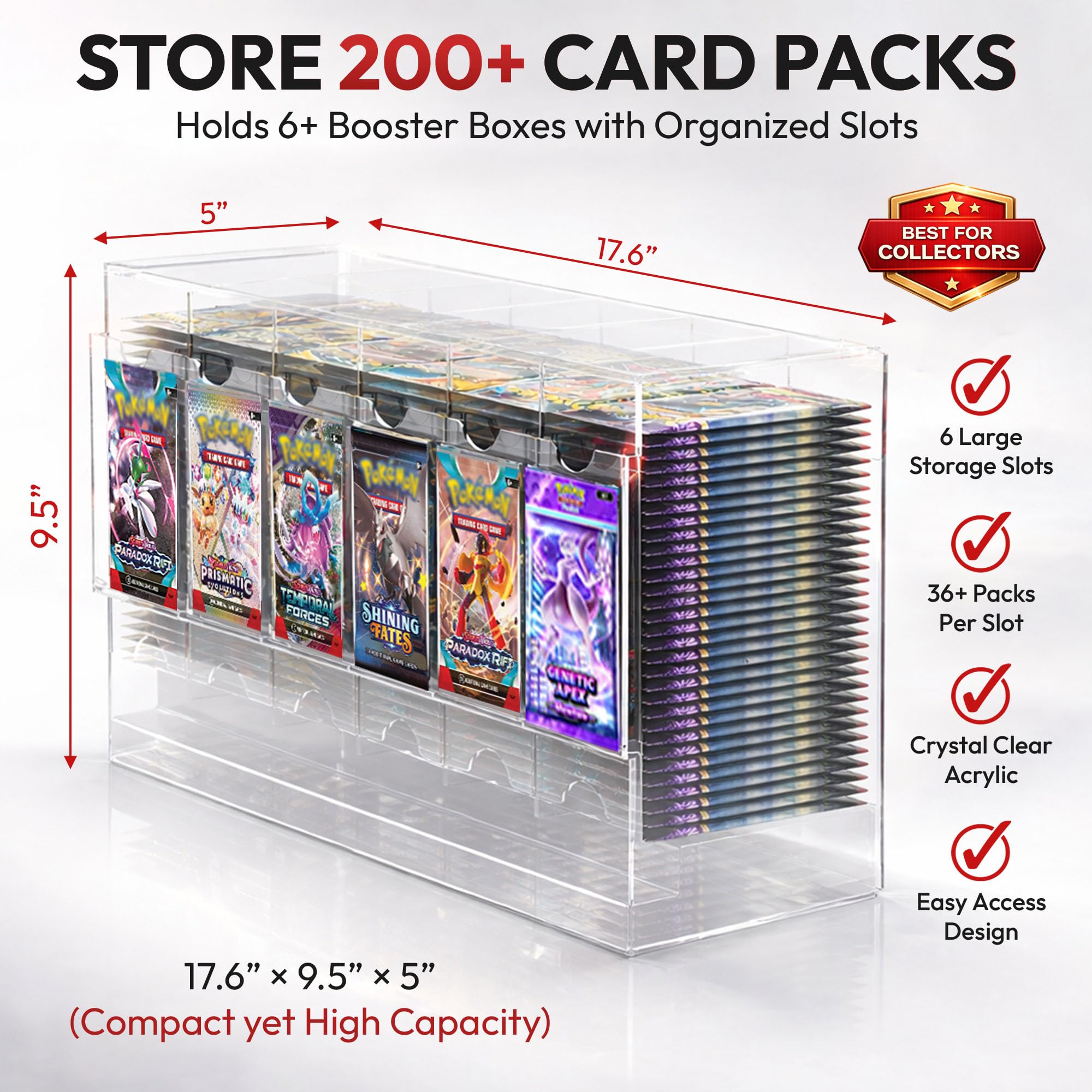 Amazon.com: Collector's First Pick 6 Slot Booster Pack Dispenser