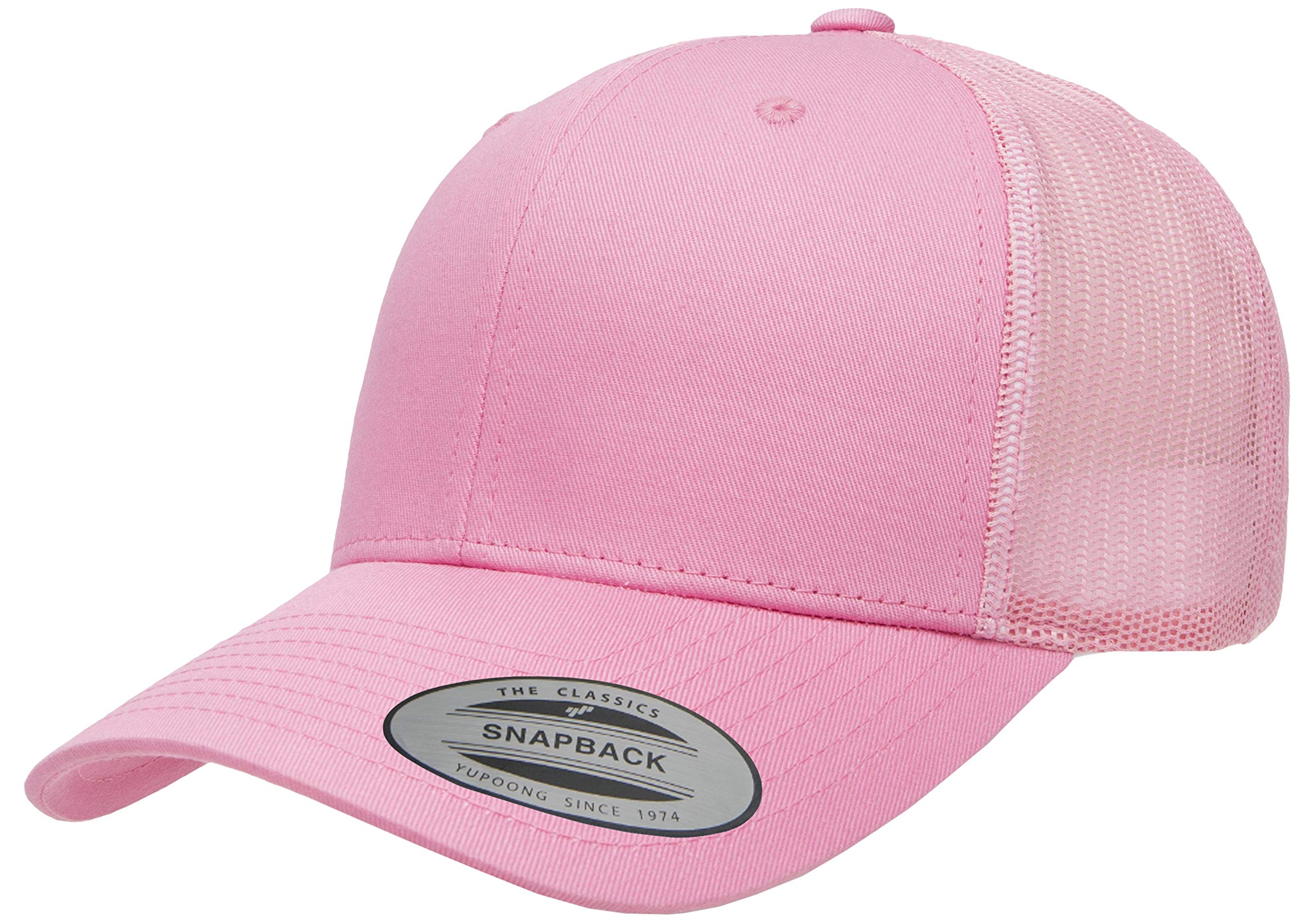 Yupoong Men's Single Hat, Pink, One Size