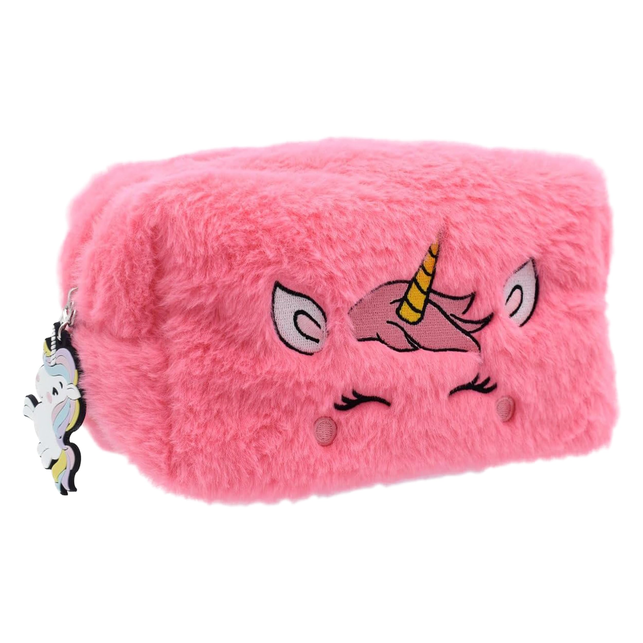 Mevsim Store Einhorn Federtasche Mädchen – Plüsch Mäppchen Rosa – Schlampermäppchen & Federmäppchen für Kinder Schule & Vorschule – Kosmetiktasche & Aufbewahrungsetui – Geschenkidee für Mädchen