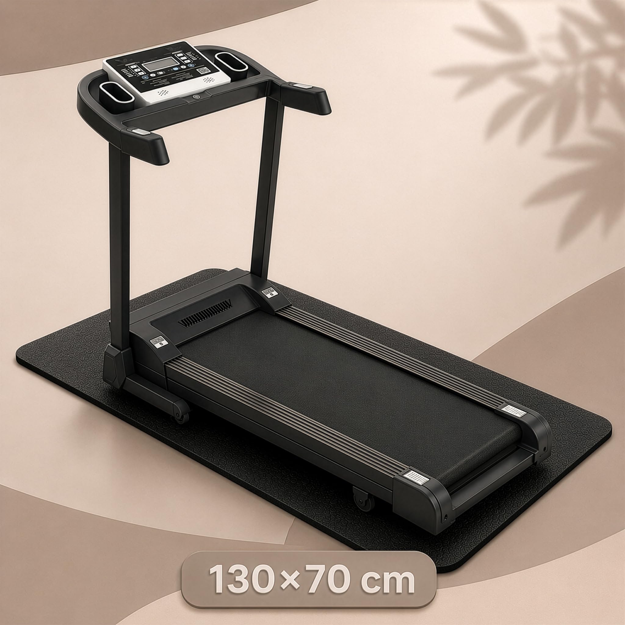Floordirekt Sparta - Esterilla antideslizante para fitness y cinta de correr, bicicleta elíptica y equipo de fitness, absorción de impactos