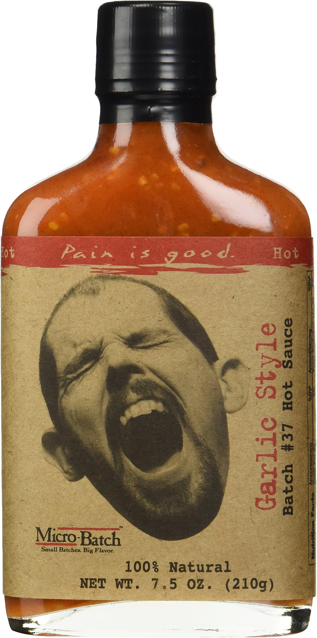 Pain Is Good Hot Sauce #37 Garlic Style - 7.5 oz