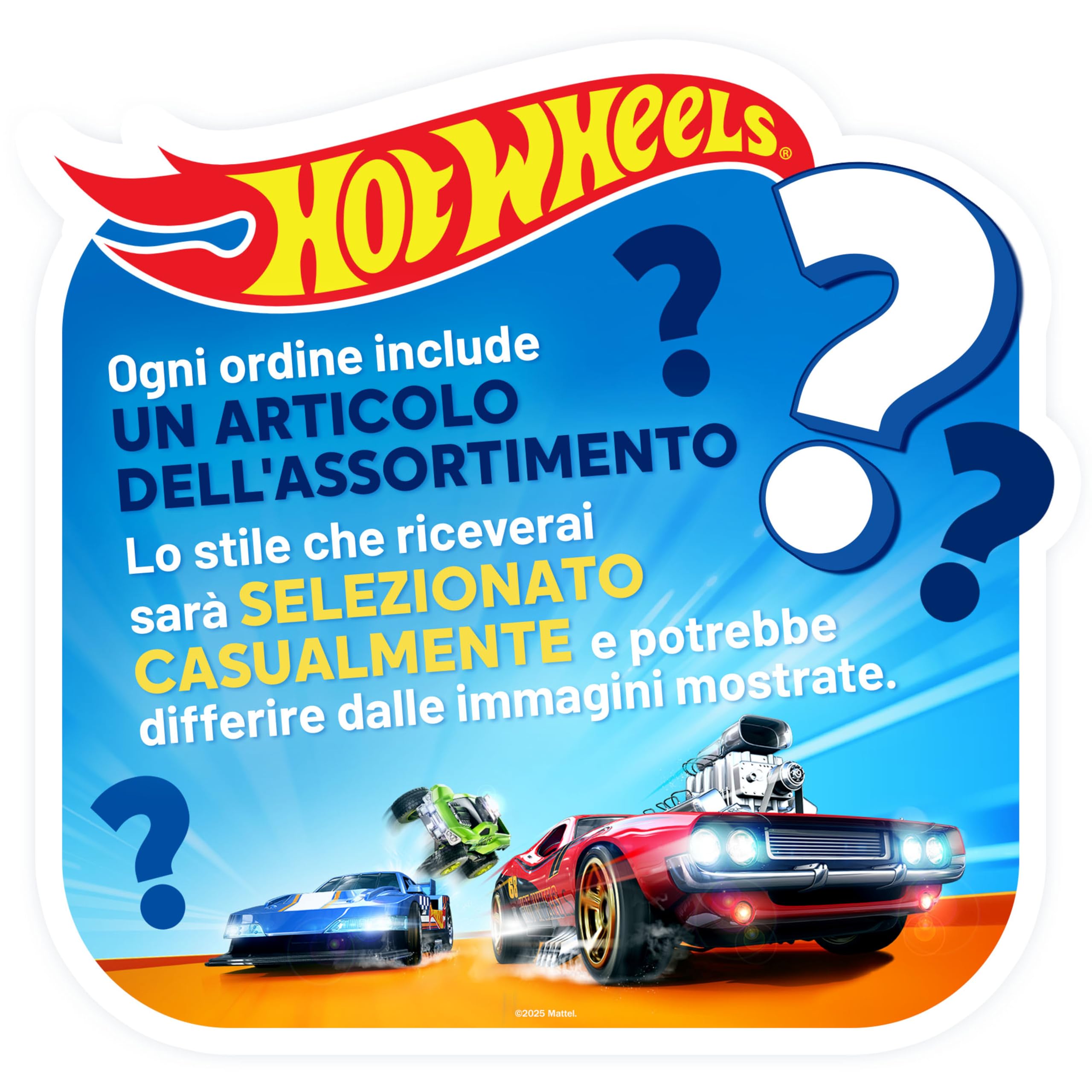 Hot Wheels Macchinina Scala 1:64 Veicolo Singolo Giocattolo Bambini 3+ Anni