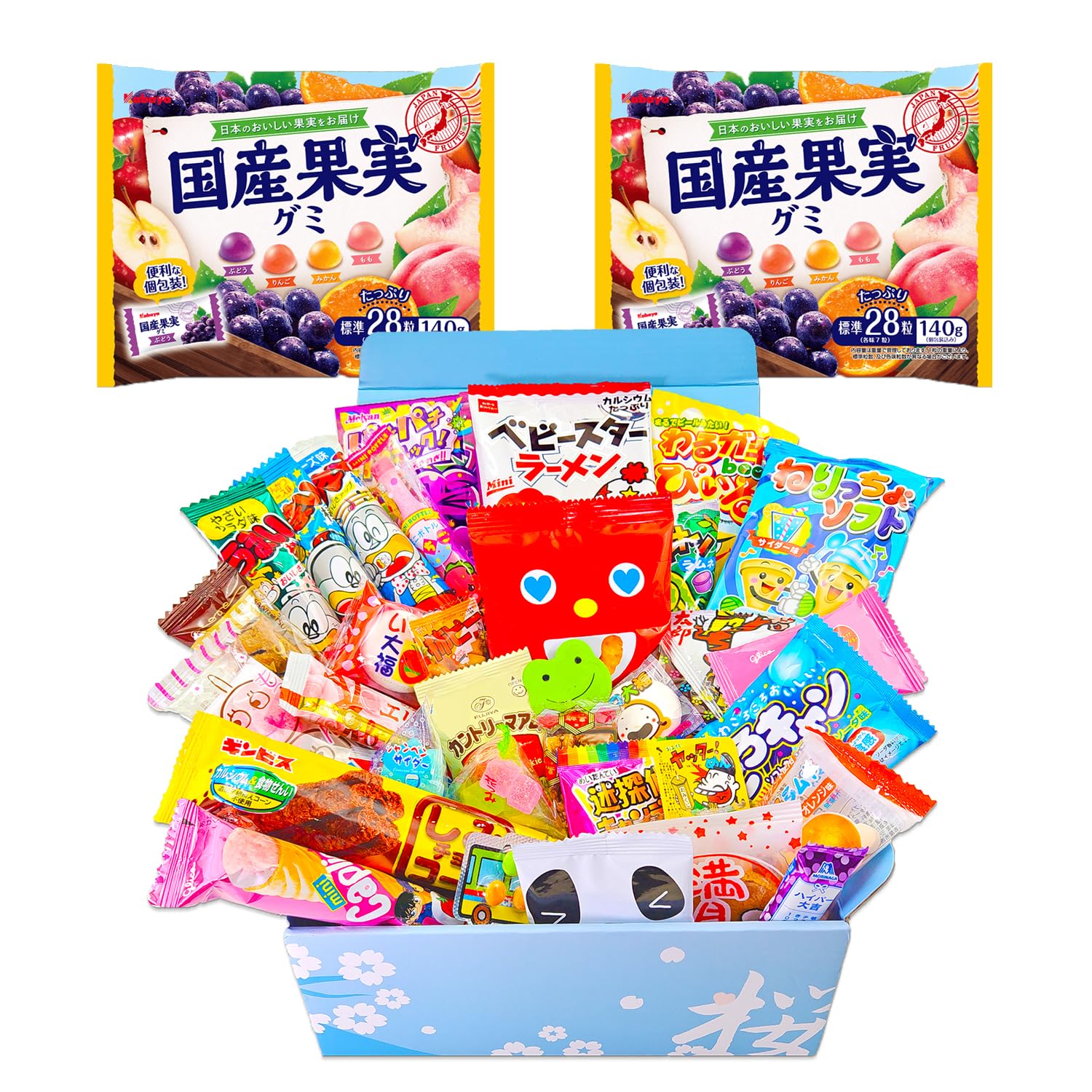 Amazon.com: Sakura Box 40 Piece Japanese Candy & Snack Box + 2 x ...
