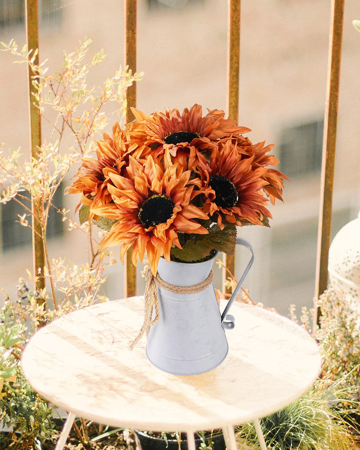 Snapklik.com : DDHS Fall Artificial Sunflower Centerpieces Fake ...