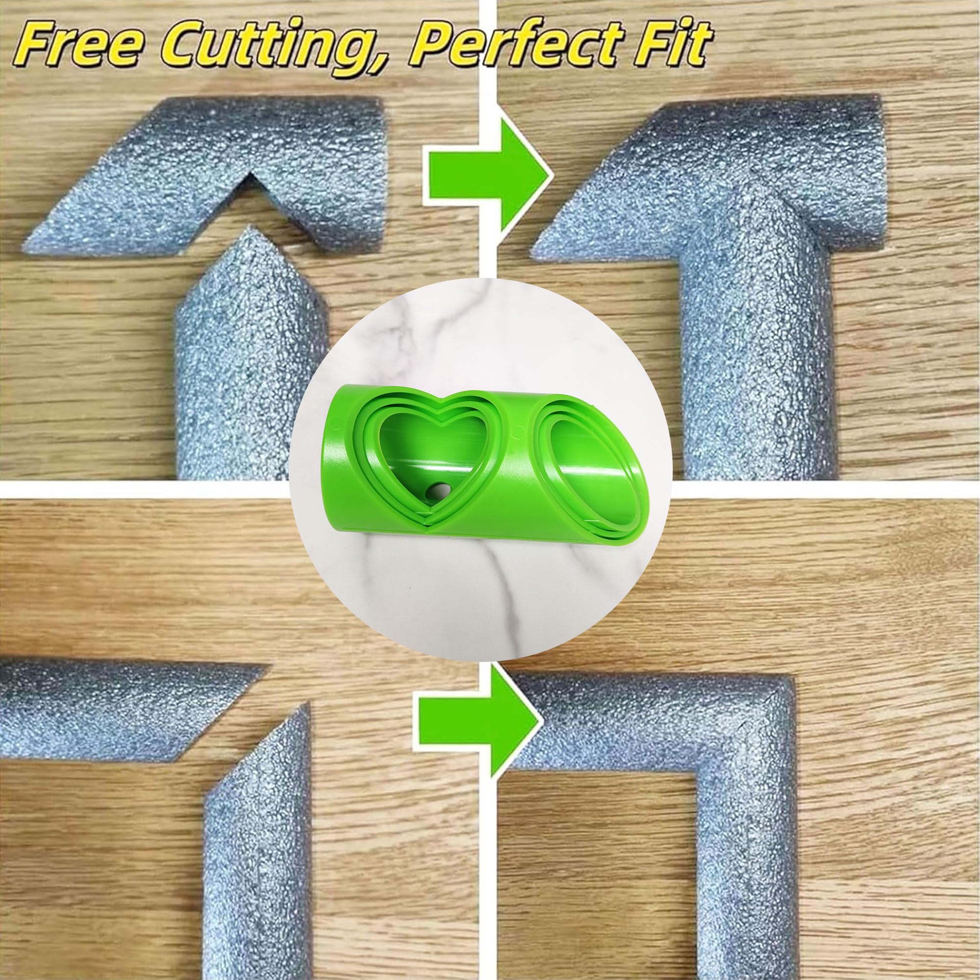 Hayaww Pipe Liner Guide, Insulation Pipe Cladding Clips, Foam Pipe Cutter - Image 4