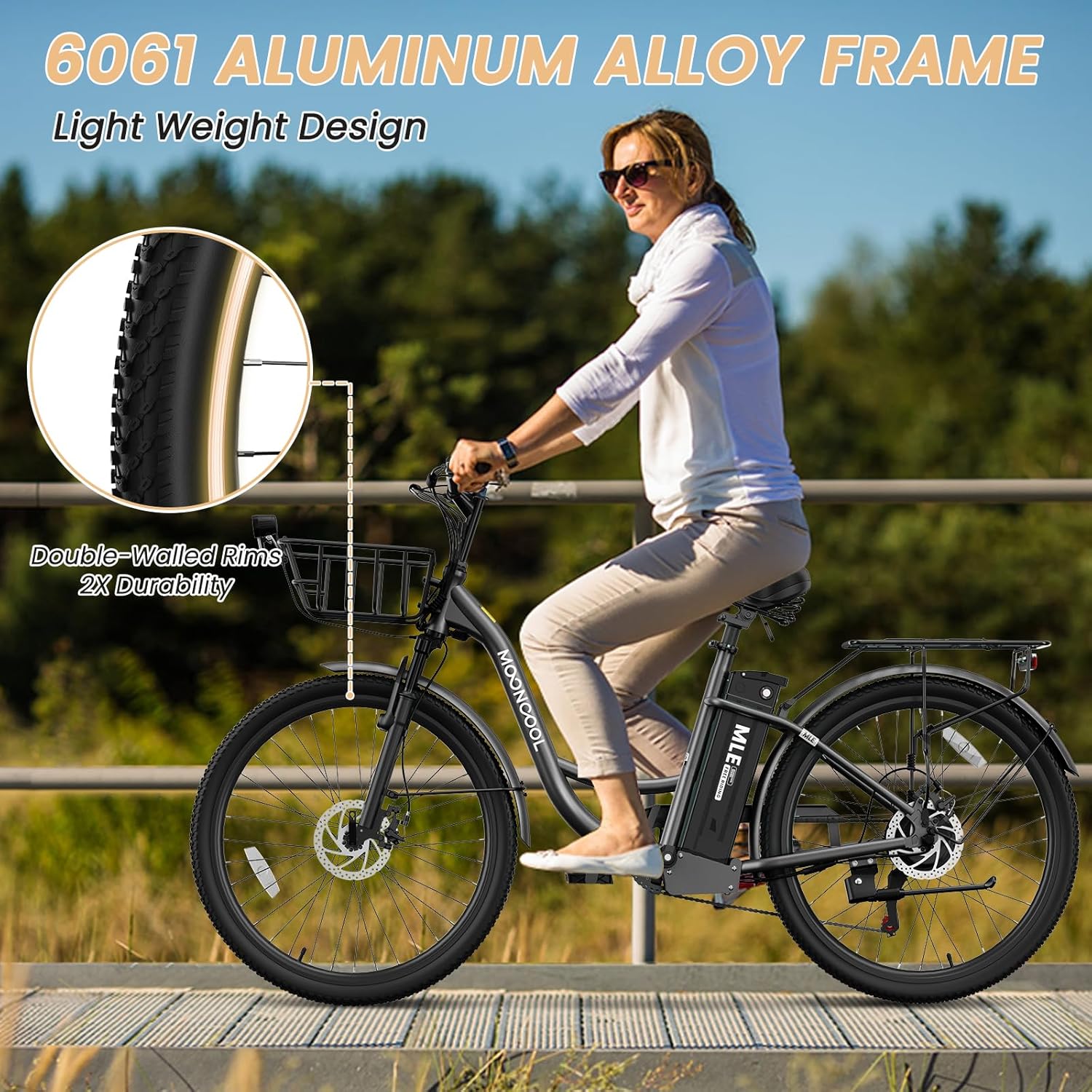 MOONCOOL Electric Bike for Adults, 700W Peak Power Bangladesh Ubuy