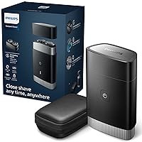 Philips Rasoio portatile, rasoio elettrico a secco e umido