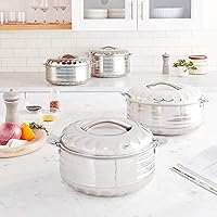 Vista 2 de Vinod Juego de regalo de olla caliente de 4 piezas, 4000 mL+5000 mL+7500 mL+338.1 fl oz, acero inoxidable