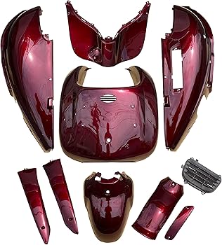 Amazon | JOKERジョーカー50/90 AF42HF09 外装 カウル ワインレッド 10