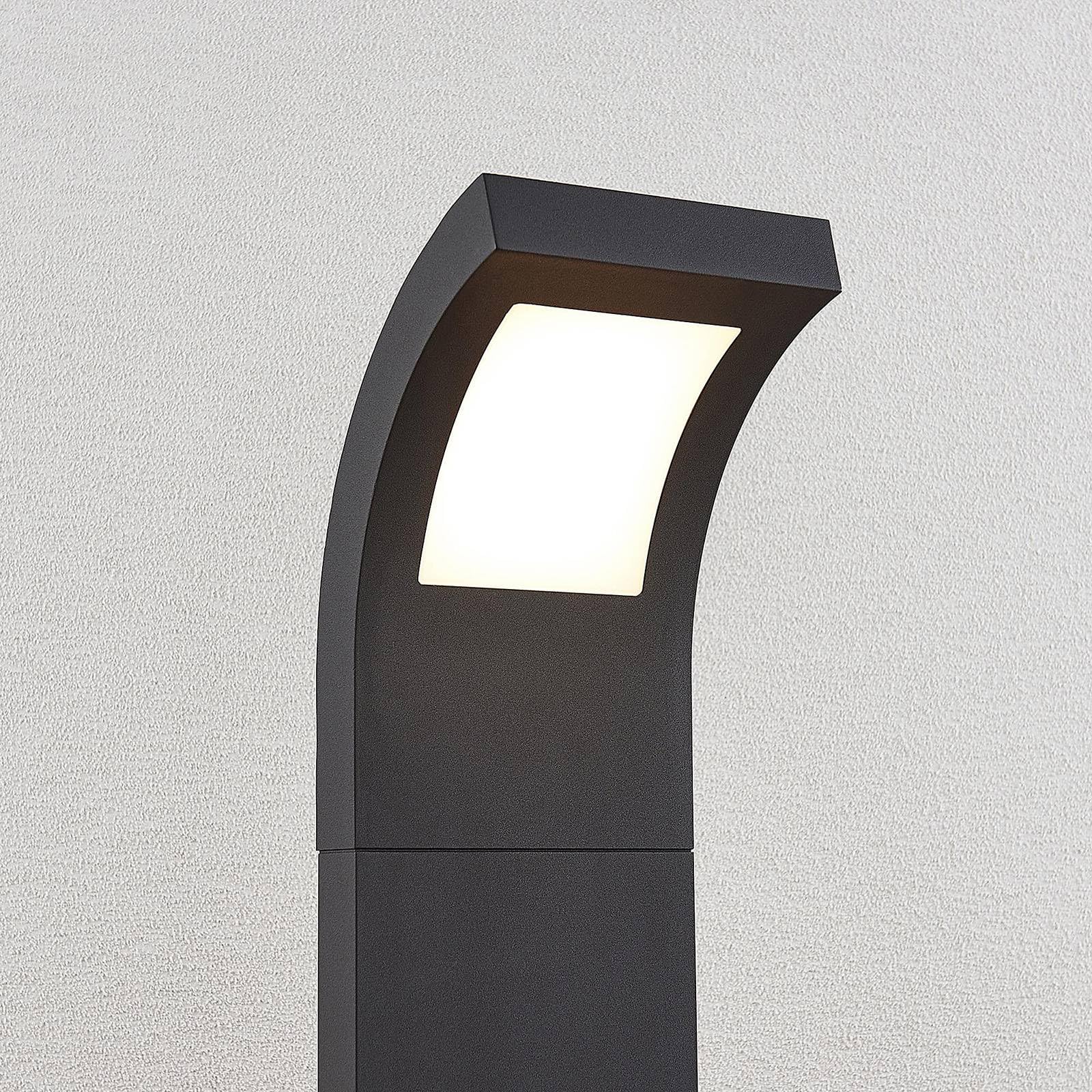 Arcchio LED Wegeleuchte/Pollerleuchte, Höhe: 100 cm Wegelampe spritzwassergeschützt IP65 1x 10,8W Außenleuchte