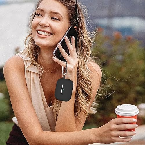 Vista 7 de Funda compatible con Airpods Pro 2 con llavero, funda protectora completa de silicona suave para Apple AirPods Pro de 2ª generación, LED frontal