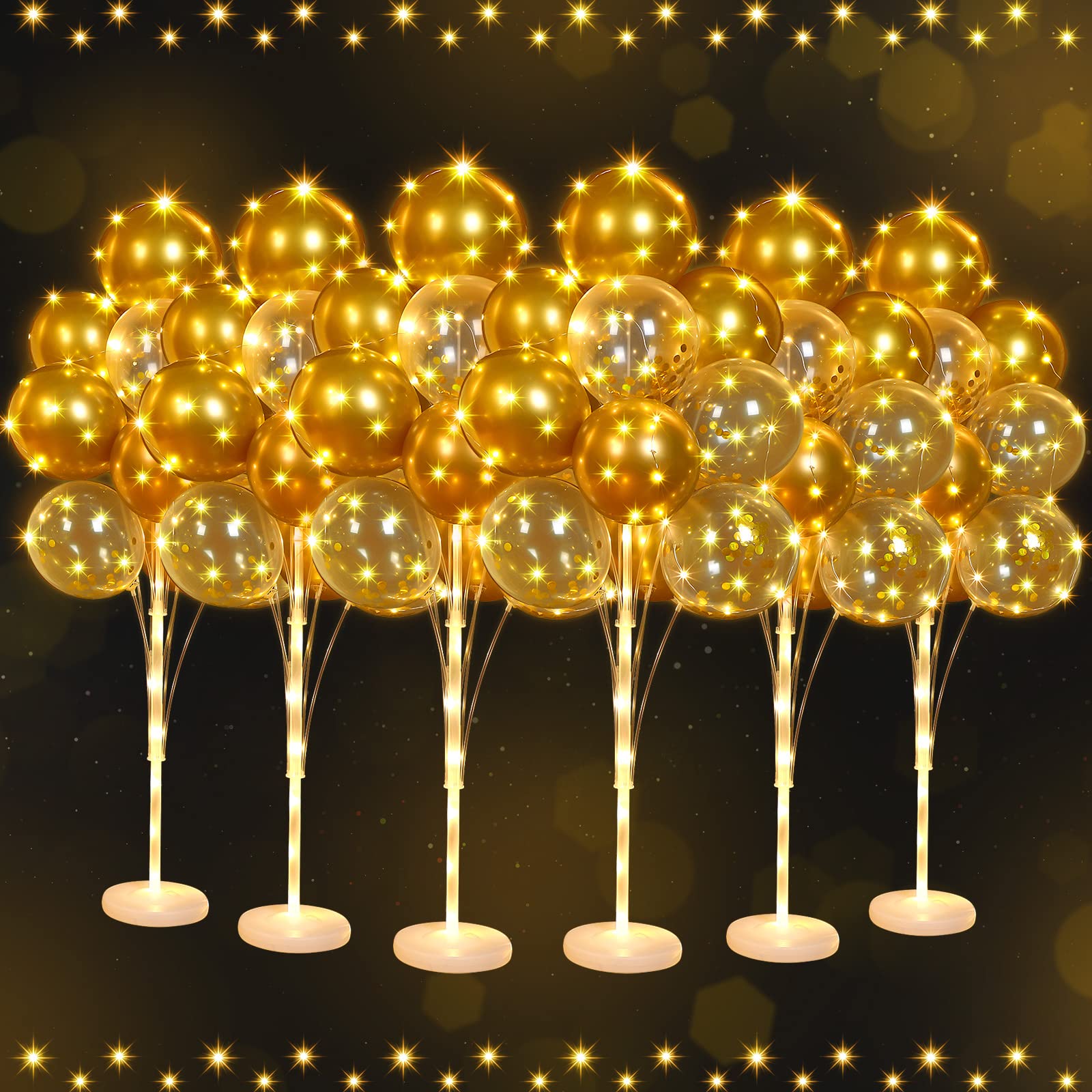 Amazon.com: Wettarn 6 Set of Christmas Balloon Stand Kit for Floor