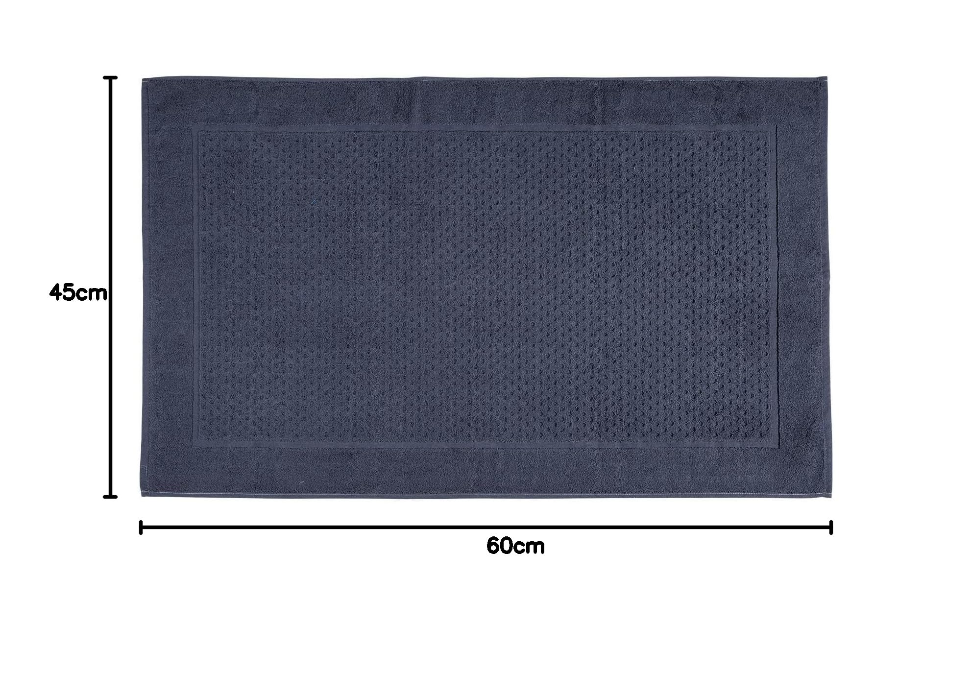 Caleffi Badezimmerteppich 60x100 cm – Weiche & Saugfähige Badematte – Badvorleger Rutschfest & Waschbar – Eleganter Badteppich… – Ansicht 2