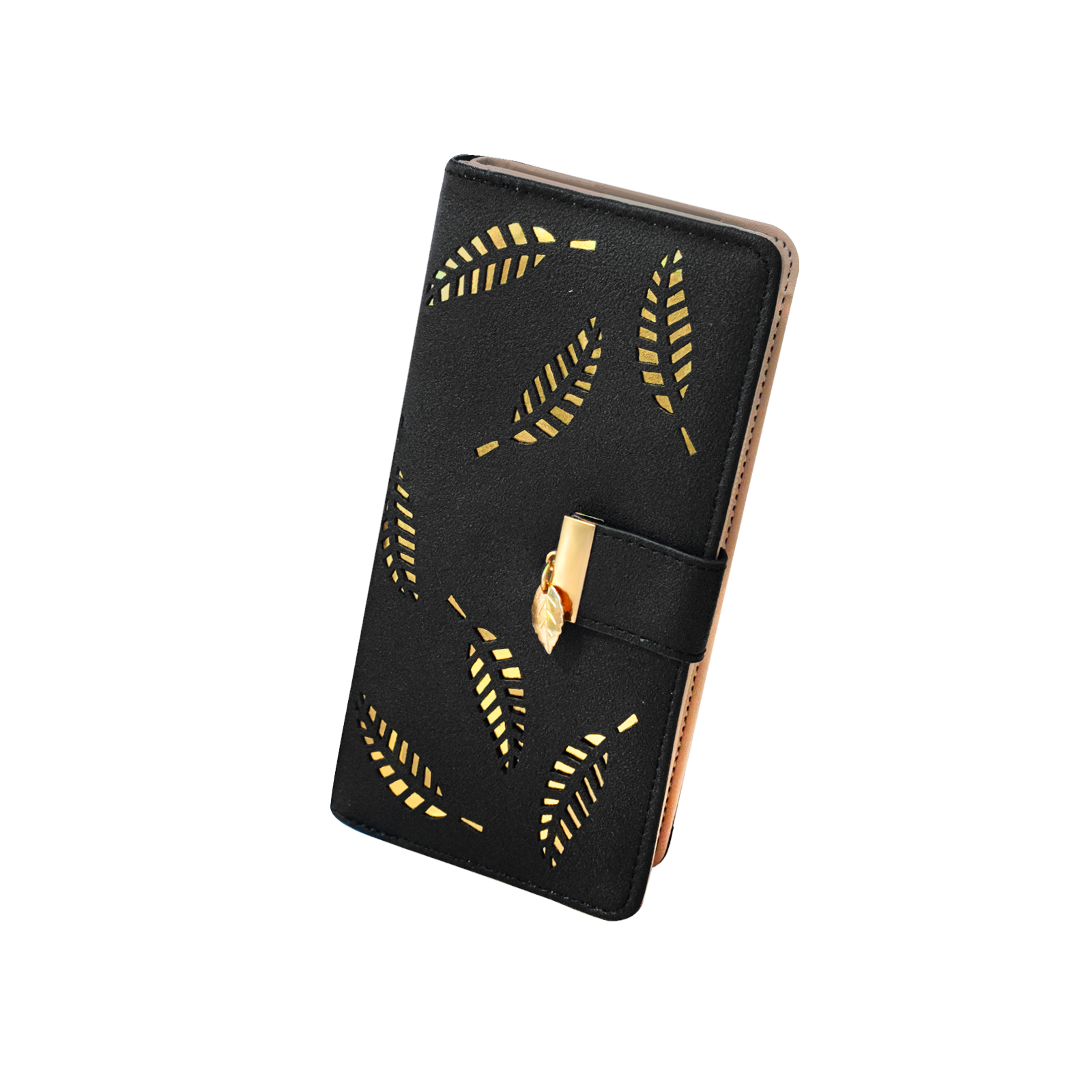 Portafoglio Donna Lungo In Pelle PU - Minimalista, Con Cerniera, Multi Scomparti, Leggero - Foto 2