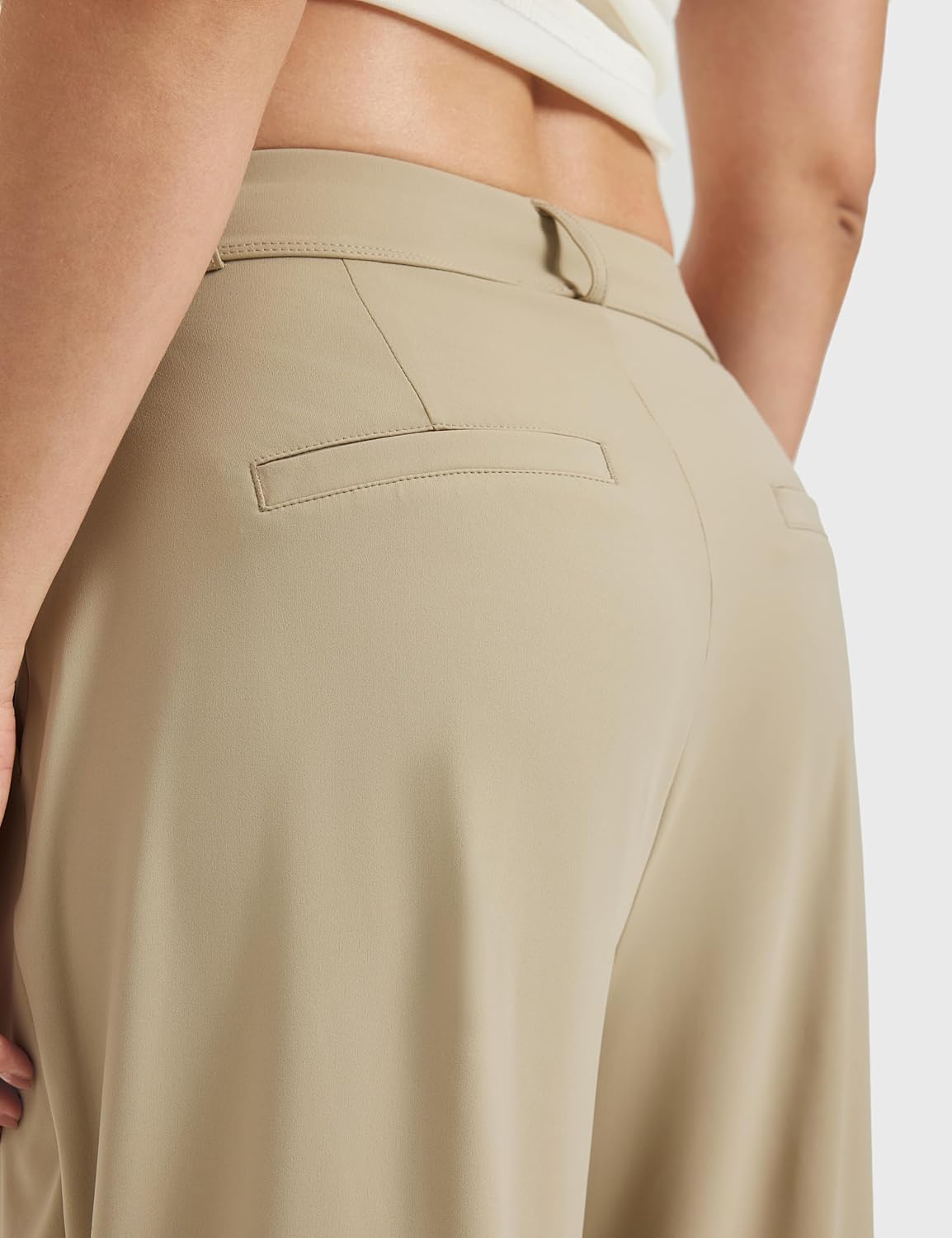 FitsT4 Sports Womens Wide Leg Dress Pants High Waisted Business Casual Pleated Trousers for Office Work Pants - Image 6