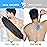 Evridwear Exfoliating Back Scrubber with Handles Two Sides for Body Shower Deep Cleans Skin Massages Invigorating Blood Circulation Men Women One Size (Gray)