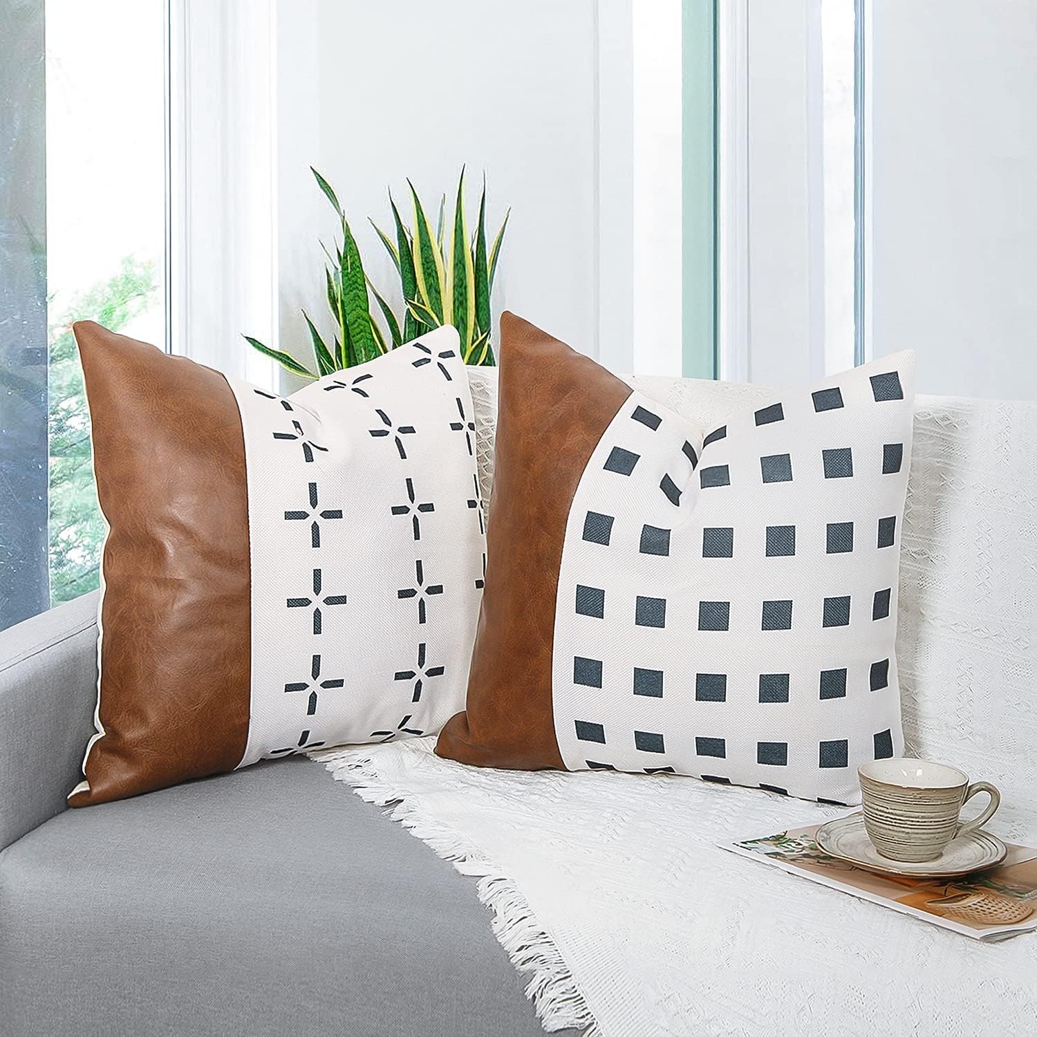 bed pillow covers amazon