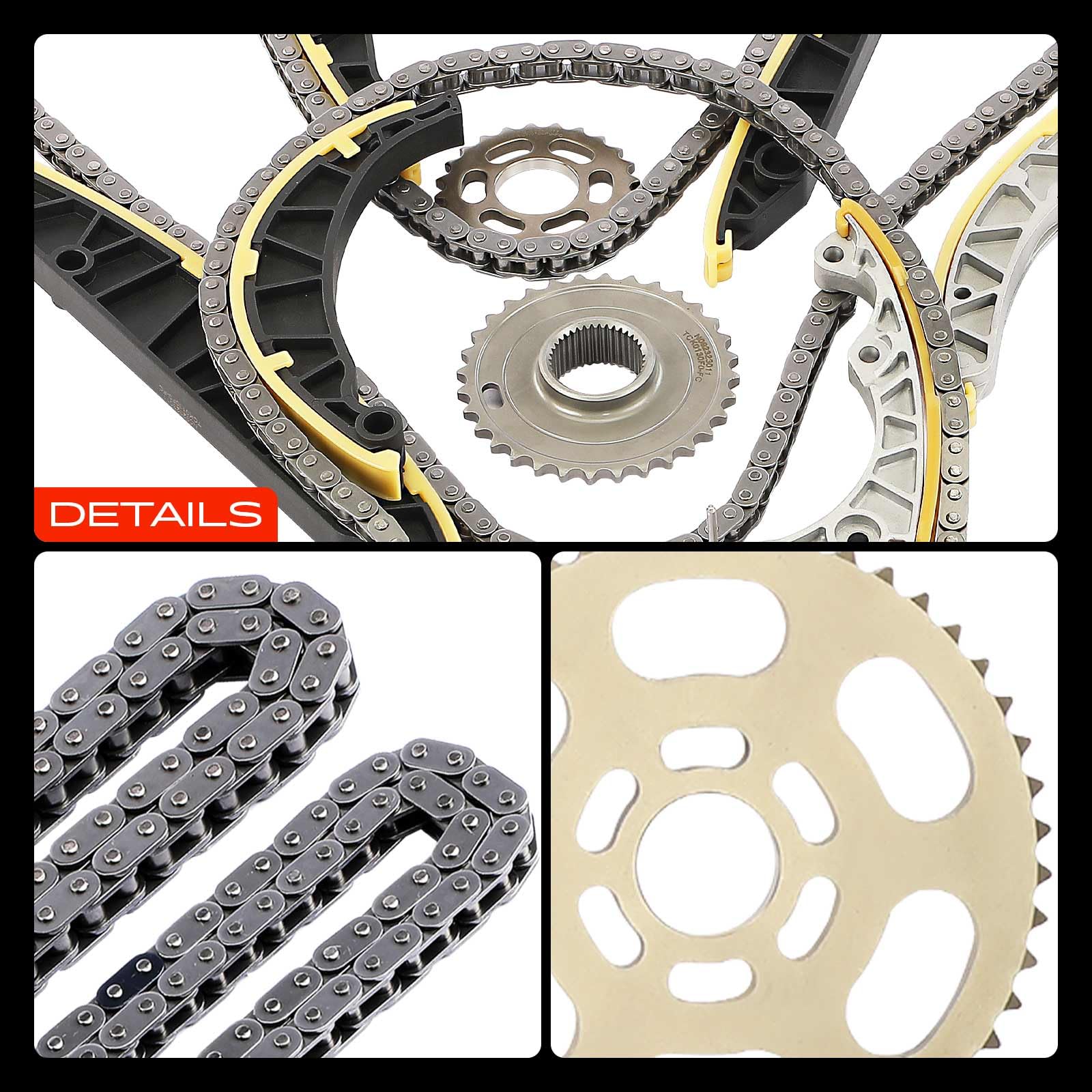 Frankberg Kit de cadena de distribución 059103333F | Compatible con: T.o.u.a.r.e.g 7P5 7P6, A8 4H2 4H8 4HC 4HL, A6 4G2 4GC, A4 Allroad 8KH, A5 Sportback 8TA