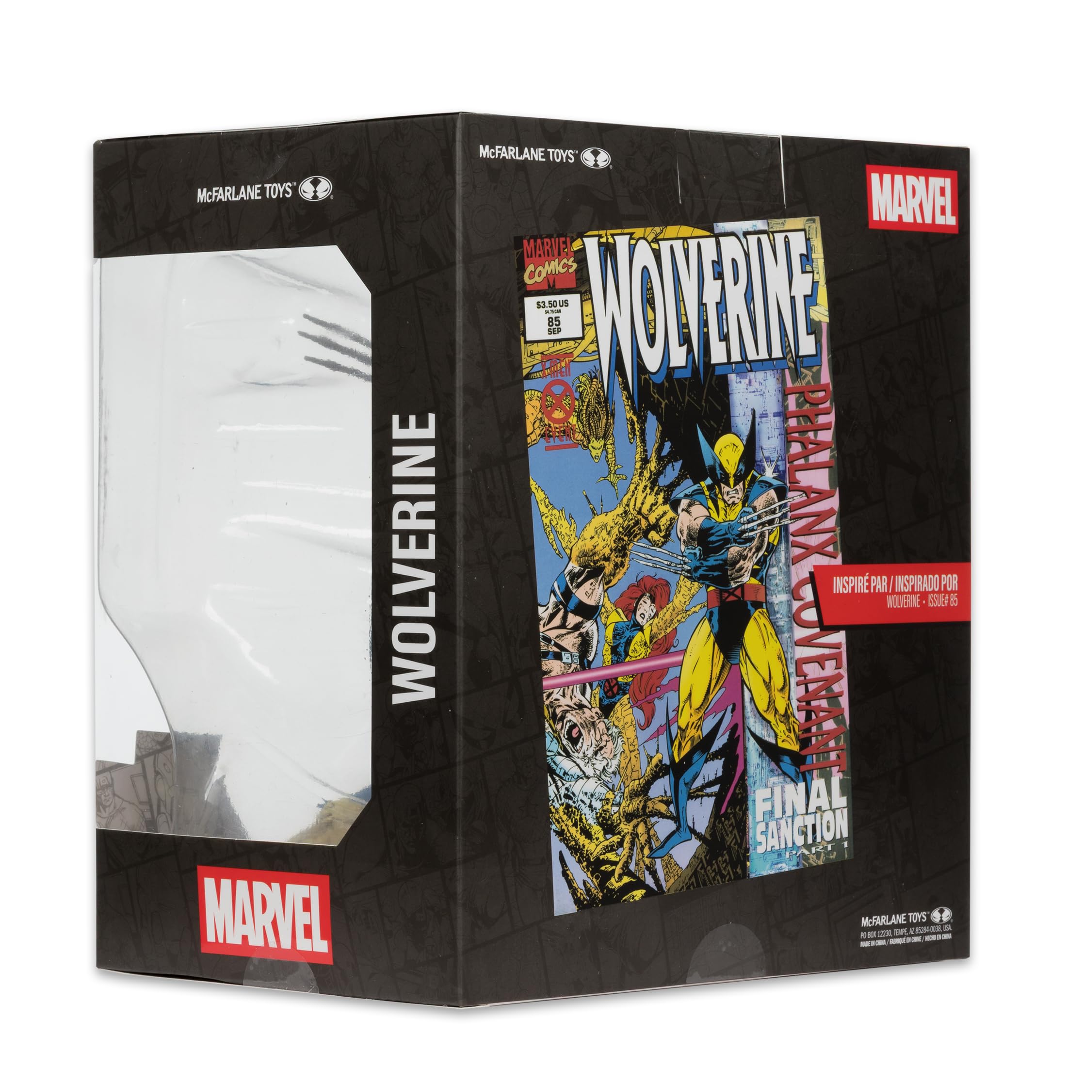 McFarlane Toys - Marvel Wolverine scala 1:10 da collezione con scena (Wolverine #85)