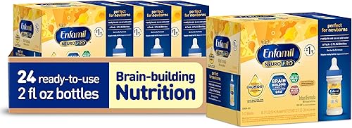 Enfamil NeuroPro - Fórmula para bebés lista para usar, lista para alimentar, apoyo cerebral e inmunológico con DHA, hierro y prebióticos, sin OMG,
