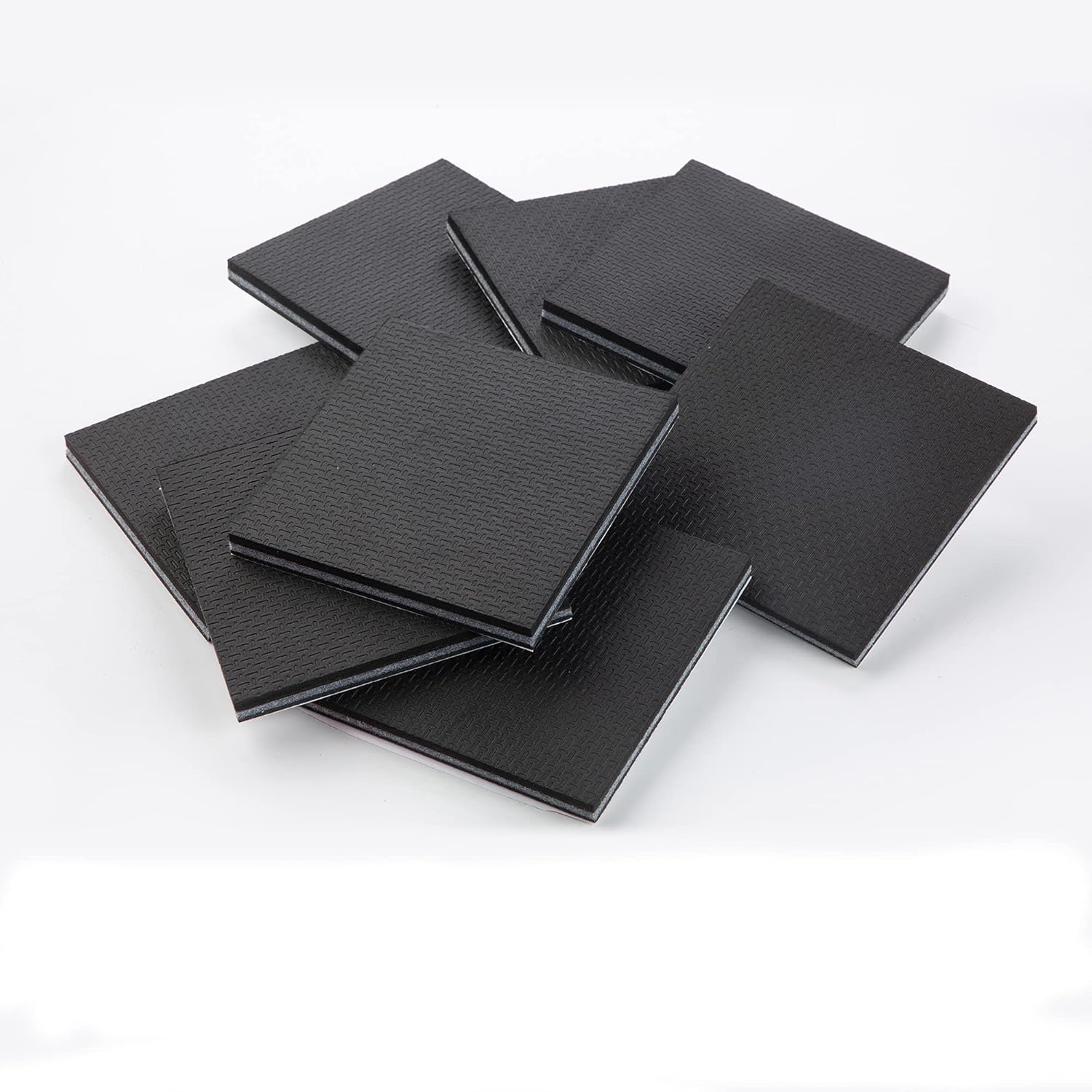 Non Slip Furniture Pads - Premium 8 PCS 4'' Chair Leg Protectors for Hardwood Floors - Self Adhesive Rubber Feet, Ideal Floor Protectors Non Skid Furniture Pad for Home Improvement