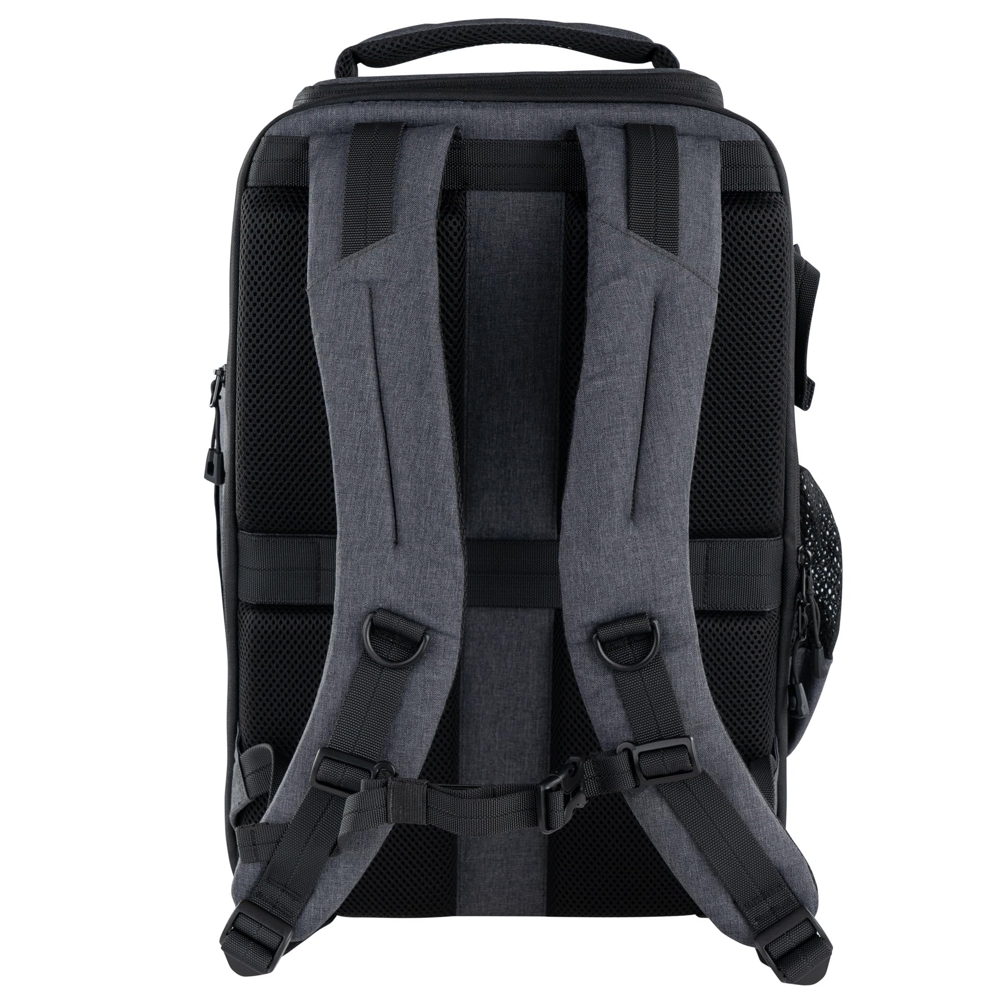 DÖRR Praga Go - Mochila para cámara réflex digital, resistente al agua, compartimento para portátil de 16 pulgadas, división interior flexible, 16 l, ligera, soporte para trípode, funda para lluvia