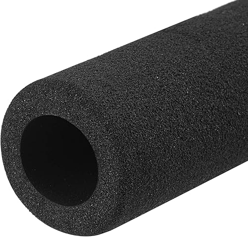 MECCANIXITY Mango de tubo de agarre de espuma de 0.7 pulgadas (0.709in) ID de 316 pulgadas (0.197in) de grosor de pared de 11.6 pulgadas, negro