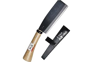 KAKURI Single Bevel Nata Hatchet 7" for Garden, Carving, Shaving, and Chopping