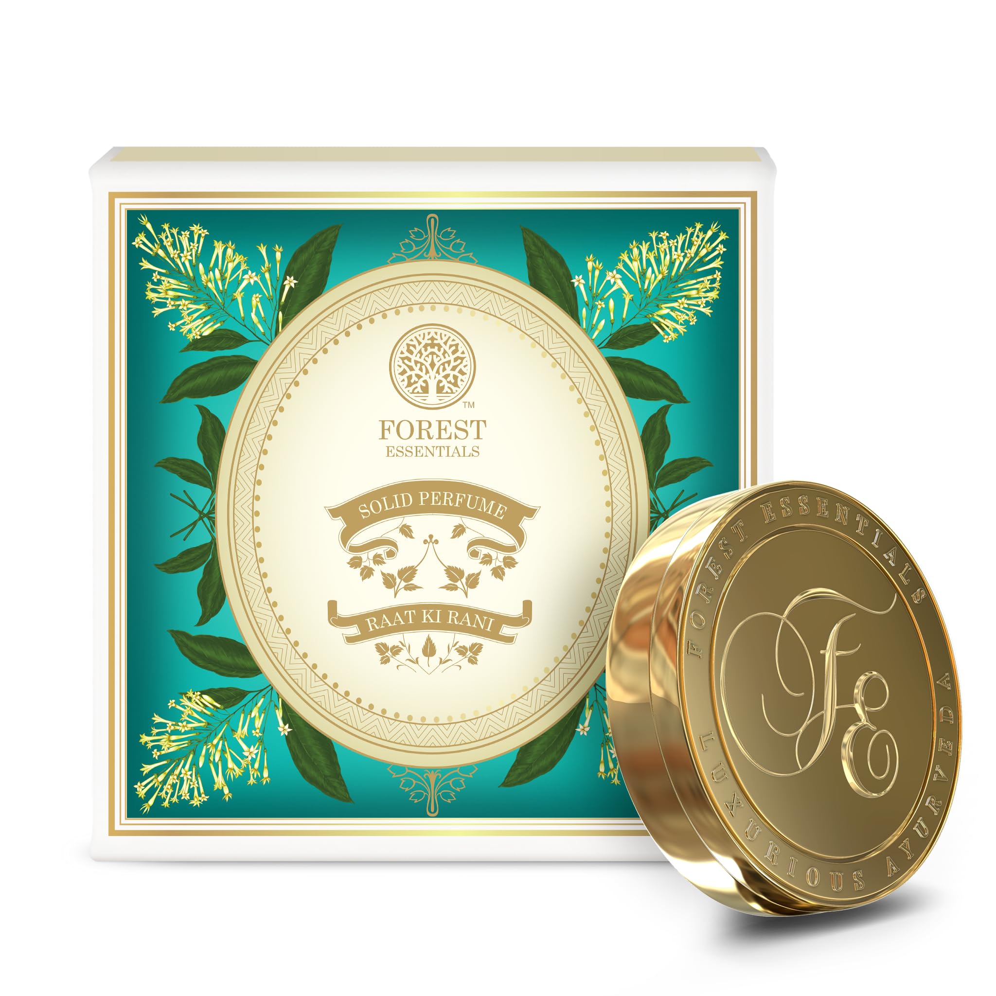 Forest Essentials Solid Perfume Raat Ki Rani | Long lasting Fragrance | Alcohol Free-picture-31