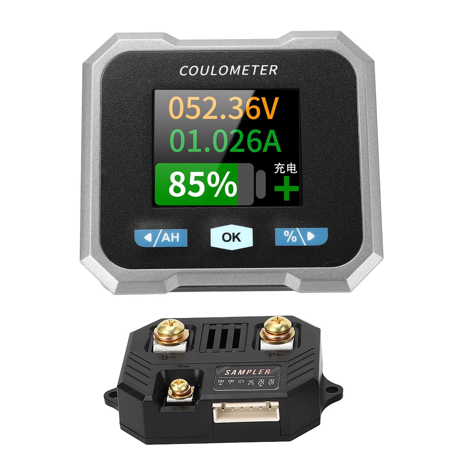 Inteligentny Wodoodporny Monitor Akumulatora BT Tester Napięcia o Wysokiej Dokładności do Motocykla RV 10-100 V 50A