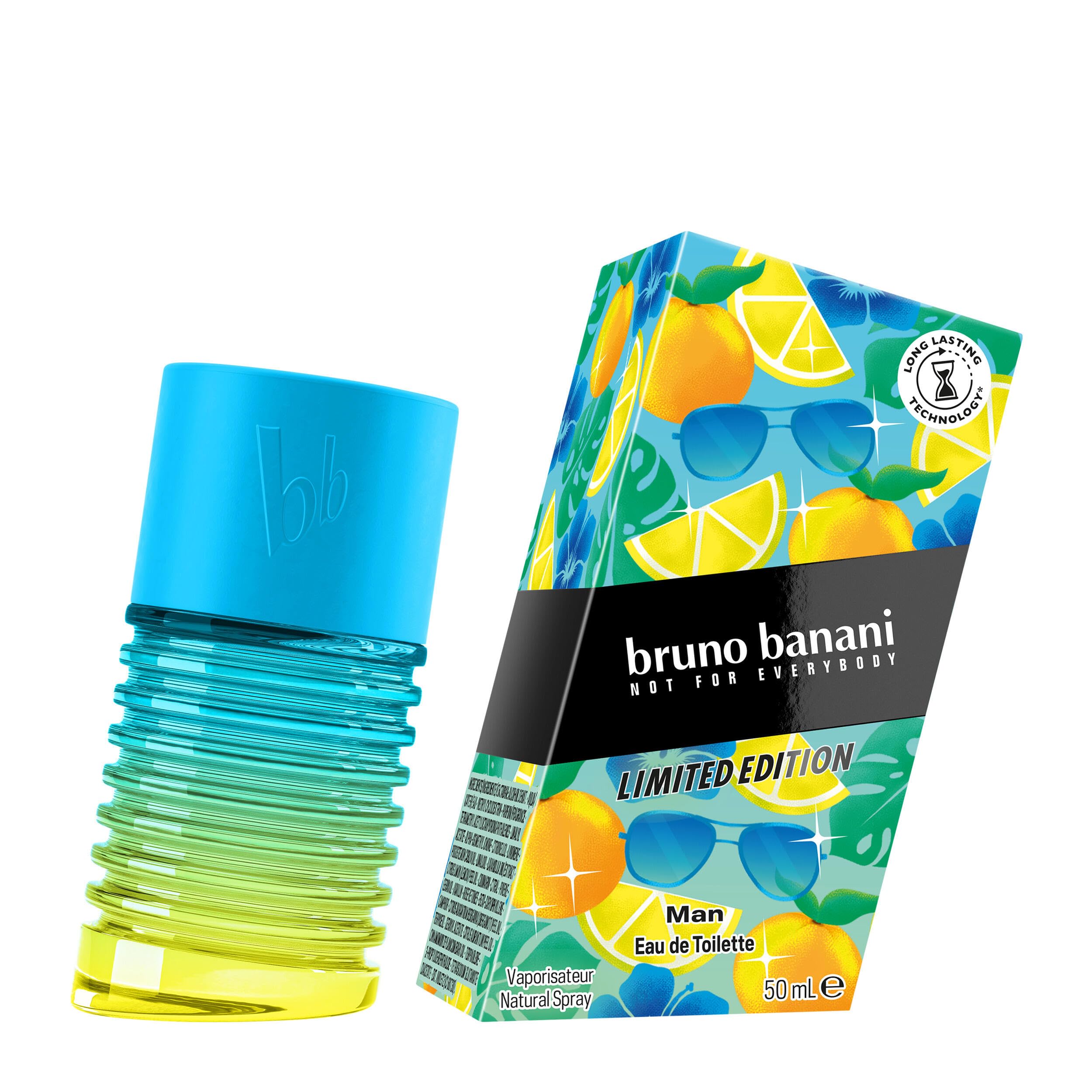bruno banani Limited Edition Eau de Toilette für Ihn, lebendiger und maskuliner Fougère-Duft mit fruchtigen Noten, 50 ml - 2